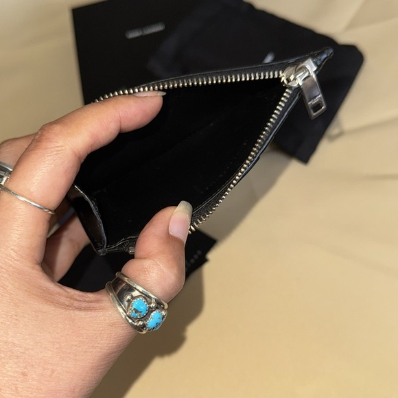 Saint Laurent Fragments Cardholder Black - Picture 8 of 15